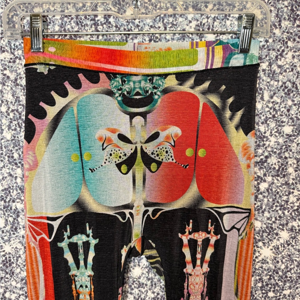 Skims Summer Mesh Orchid Cabinet Leggings - Picture 6 of 11